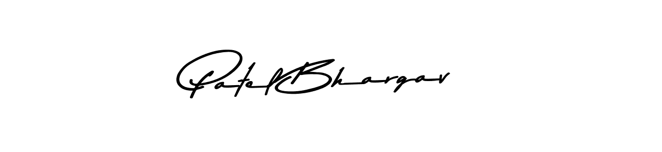 Design your own signature with our free online signature maker. With this signature software, you can create a handwritten (Asem Kandis PERSONAL USE) signature for name Patel Bhargav. Patel Bhargav signature style 9 images and pictures png