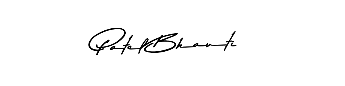 Patel Bhauti stylish signature style. Best Handwritten Sign (Asem Kandis PERSONAL USE) for my name. Handwritten Signature Collection Ideas for my name Patel Bhauti. Patel Bhauti signature style 9 images and pictures png