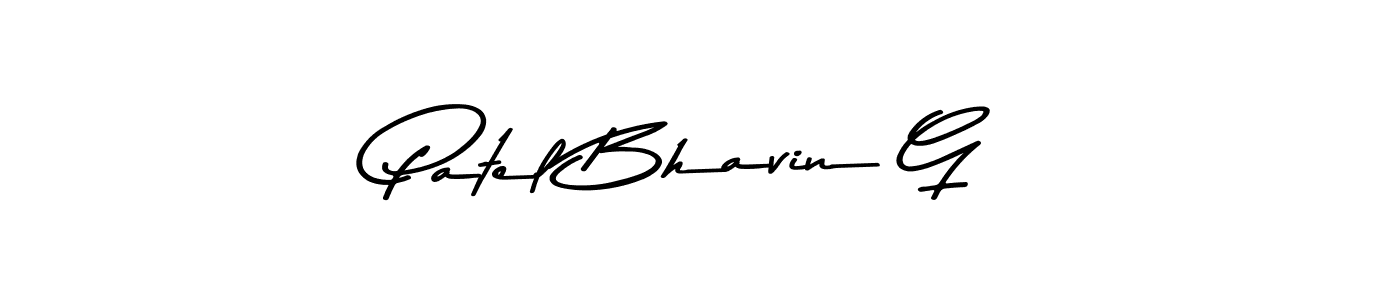 Design your own signature with our free online signature maker. With this signature software, you can create a handwritten (Asem Kandis PERSONAL USE) signature for name Patel Bhavin G. Patel Bhavin G signature style 9 images and pictures png