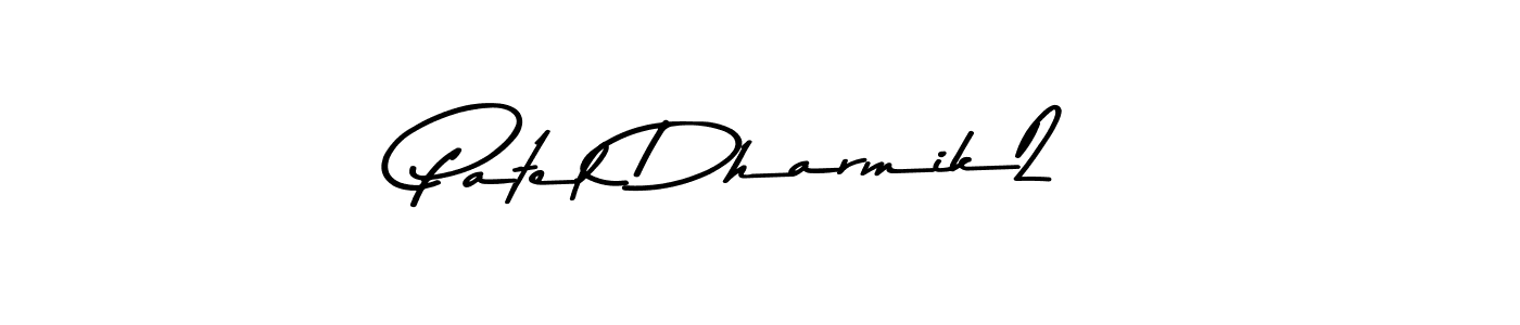 Use a signature maker to create a handwritten signature online. With this signature software, you can design (Asem Kandis PERSONAL USE) your own signature for name Patel Dharmik2. Patel Dharmik2 signature style 9 images and pictures png