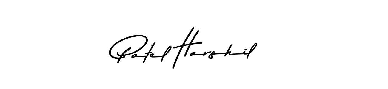 Also You can easily find your signature by using the search form. We will create Patel Harshil name handwritten signature images for you free of cost using Asem Kandis PERSONAL USE sign style. Patel Harshil signature style 9 images and pictures png