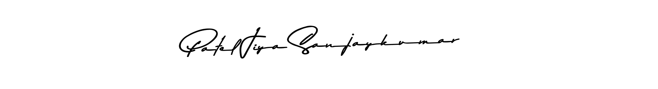 The best way (Asem Kandis PERSONAL USE) to make a short signature is to pick only two or three words in your name. The name Patel Jiya Sanjaykumar include a total of six letters. For converting this name. Patel Jiya Sanjaykumar signature style 9 images and pictures png