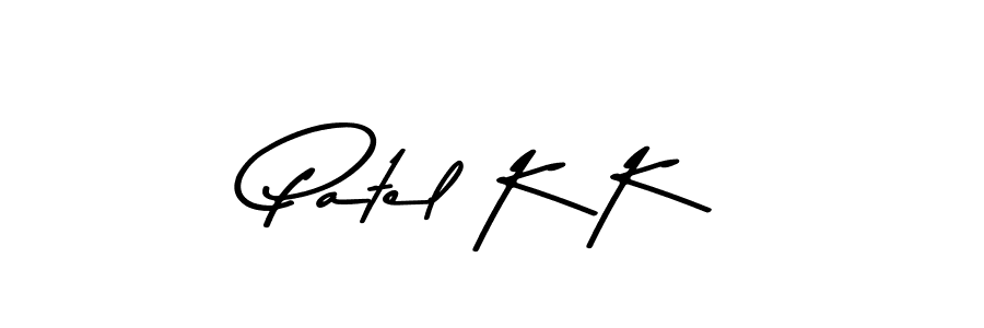Asem Kandis PERSONAL USE is a professional signature style that is perfect for those who want to add a touch of class to their signature. It is also a great choice for those who want to make their signature more unique. Get Patel K K name to fancy signature for free. Patel K K signature style 9 images and pictures png