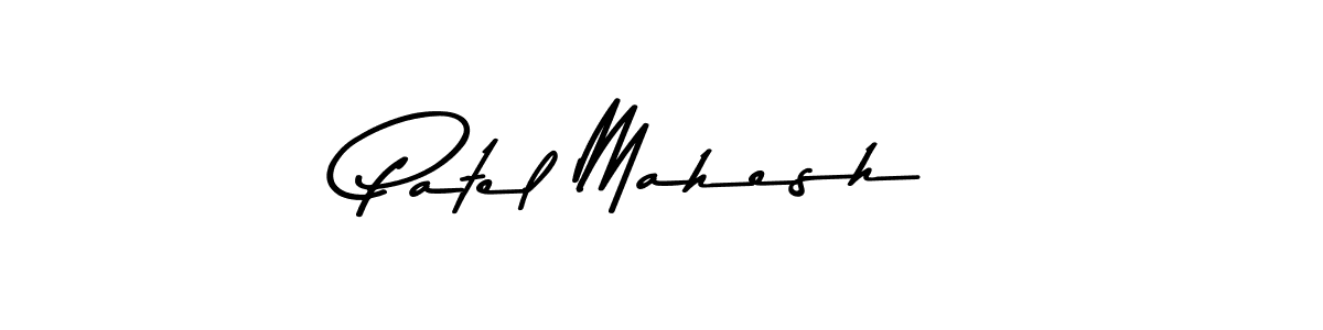 Design your own signature with our free online signature maker. With this signature software, you can create a handwritten (Asem Kandis PERSONAL USE) signature for name Patel Mahesh. Patel Mahesh signature style 9 images and pictures png