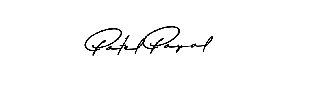 Design your own signature with our free online signature maker. With this signature software, you can create a handwritten (Asem Kandis PERSONAL USE) signature for name Patel Payal. Patel Payal signature style 9 images and pictures png