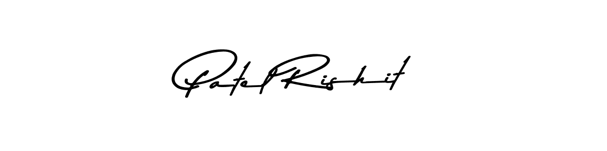 The best way (Asem Kandis PERSONAL USE) to make a short signature is to pick only two or three words in your name. The name Patel Rishit include a total of six letters. For converting this name. Patel Rishit signature style 9 images and pictures png