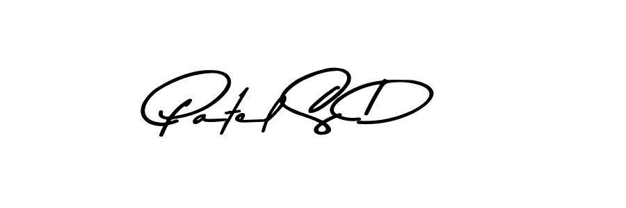 Patel S D stylish signature style. Best Handwritten Sign (Asem Kandis PERSONAL USE) for my name. Handwritten Signature Collection Ideas for my name Patel S D. Patel S D signature style 9 images and pictures png