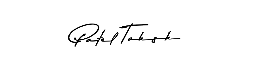 The best way (Asem Kandis PERSONAL USE) to make a short signature is to pick only two or three words in your name. The name Patel Taksh include a total of six letters. For converting this name. Patel Taksh signature style 9 images and pictures png