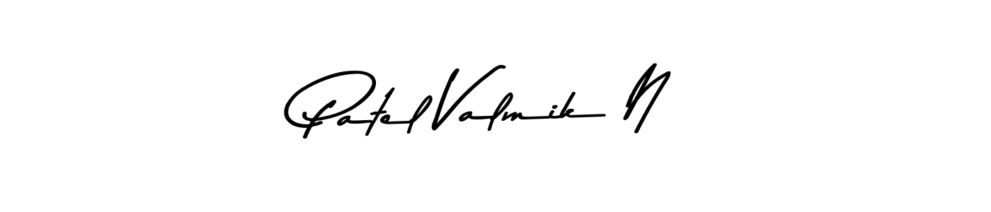 This is the best signature style for the Patel Valmik N name. Also you like these signature font (Asem Kandis PERSONAL USE). Mix name signature. Patel Valmik N signature style 9 images and pictures png