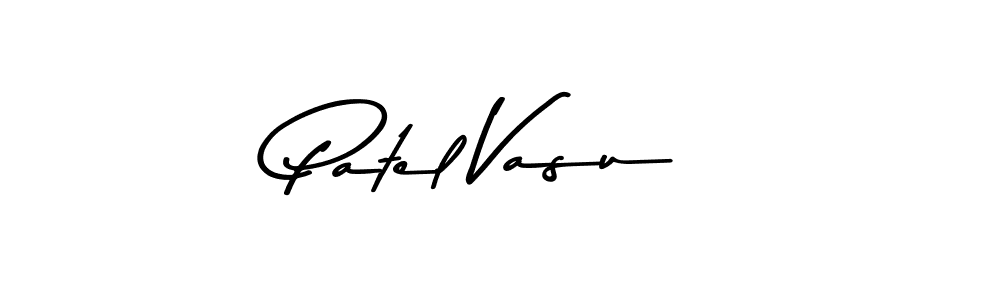 Use a signature maker to create a handwritten signature online. With this signature software, you can design (Asem Kandis PERSONAL USE) your own signature for name Patel Vasu. Patel Vasu signature style 9 images and pictures png