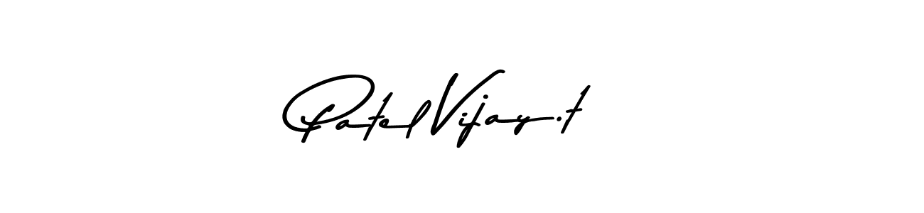 Use a signature maker to create a handwritten signature online. With this signature software, you can design (Asem Kandis PERSONAL USE) your own signature for name Patel Vijay.t. Patel Vijay.t signature style 9 images and pictures png