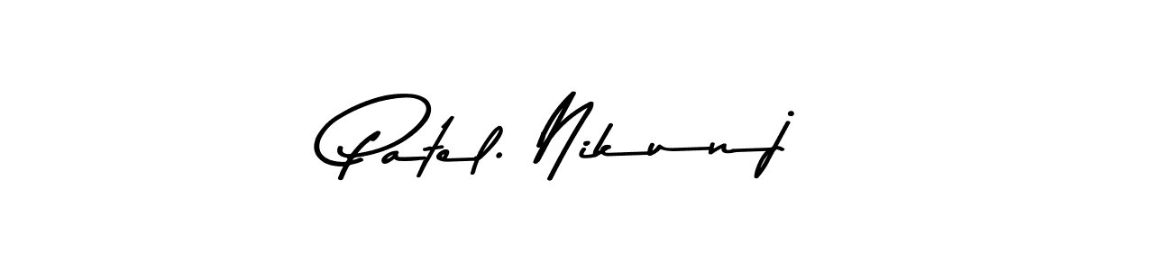 Also You can easily find your signature by using the search form. We will create Patel. Nikunj name handwritten signature images for you free of cost using Asem Kandis PERSONAL USE sign style. Patel. Nikunj signature style 9 images and pictures png