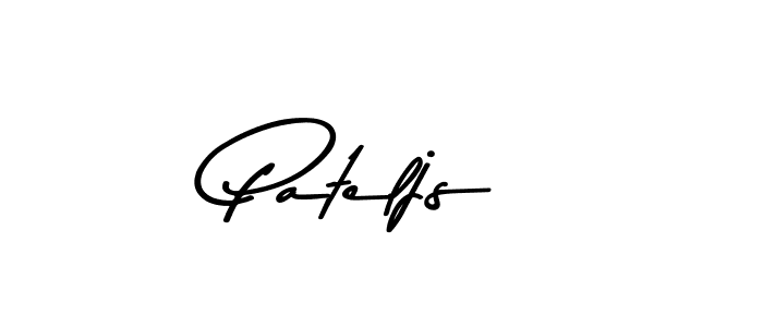 The best way (Asem Kandis PERSONAL USE) to make a short signature is to pick only two or three words in your name. The name Pateljs include a total of six letters. For converting this name. Pateljs signature style 9 images and pictures png