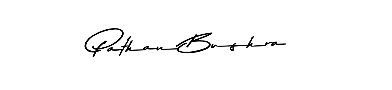 Design your own signature with our free online signature maker. With this signature software, you can create a handwritten (Asem Kandis PERSONAL USE) signature for name Pathan Bushra. Pathan Bushra signature style 9 images and pictures png