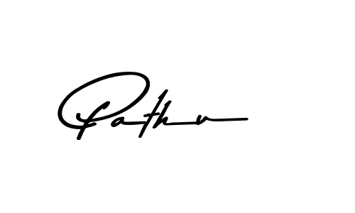 Use a signature maker to create a handwritten signature online. With this signature software, you can design (Asem Kandis PERSONAL USE) your own signature for name Pathu. Pathu signature style 9 images and pictures png