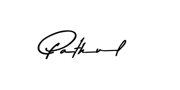 How to make Pathul signature? Asem Kandis PERSONAL USE is a professional autograph style. Create handwritten signature for Pathul name. Pathul signature style 9 images and pictures png