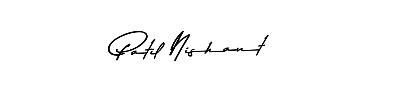 Patil Nishant stylish signature style. Best Handwritten Sign (Asem Kandis PERSONAL USE) for my name. Handwritten Signature Collection Ideas for my name Patil Nishant. Patil Nishant signature style 9 images and pictures png