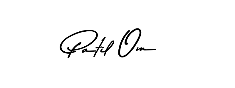 How to make Patil Om signature? Asem Kandis PERSONAL USE is a professional autograph style. Create handwritten signature for Patil Om name. Patil Om signature style 9 images and pictures png