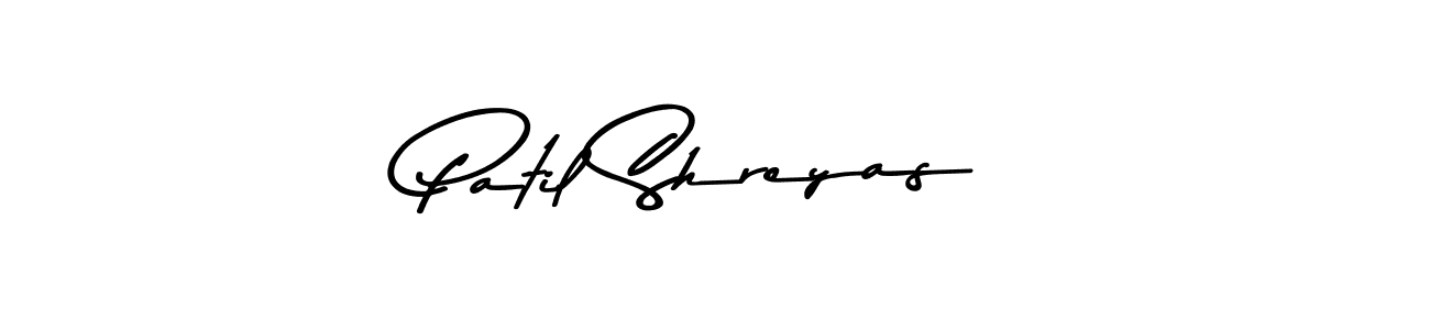 Similarly Asem Kandis PERSONAL USE is the best handwritten signature design. Signature creator online .You can use it as an online autograph creator for name Patil Shreyas. Patil Shreyas signature style 9 images and pictures png