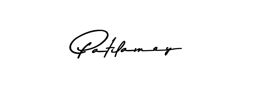 Use a signature maker to create a handwritten signature online. With this signature software, you can design (Asem Kandis PERSONAL USE) your own signature for name Patilamey. Patilamey signature style 9 images and pictures png