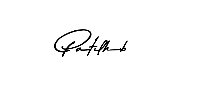 Patilhb stylish signature style. Best Handwritten Sign (Asem Kandis PERSONAL USE) for my name. Handwritten Signature Collection Ideas for my name Patilhb. Patilhb signature style 9 images and pictures png