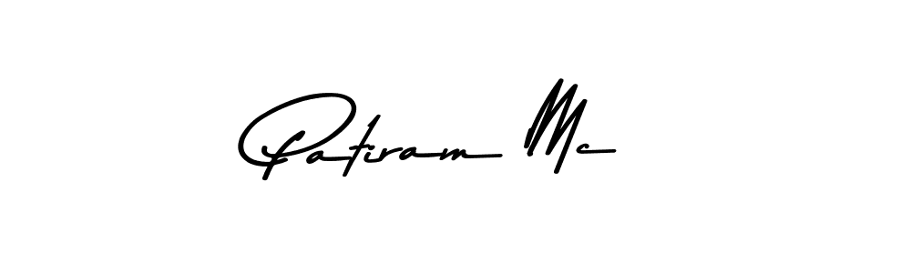 How to make Patiram Mc name signature. Use Asem Kandis PERSONAL USE style for creating short signs online. This is the latest handwritten sign. Patiram Mc signature style 9 images and pictures png