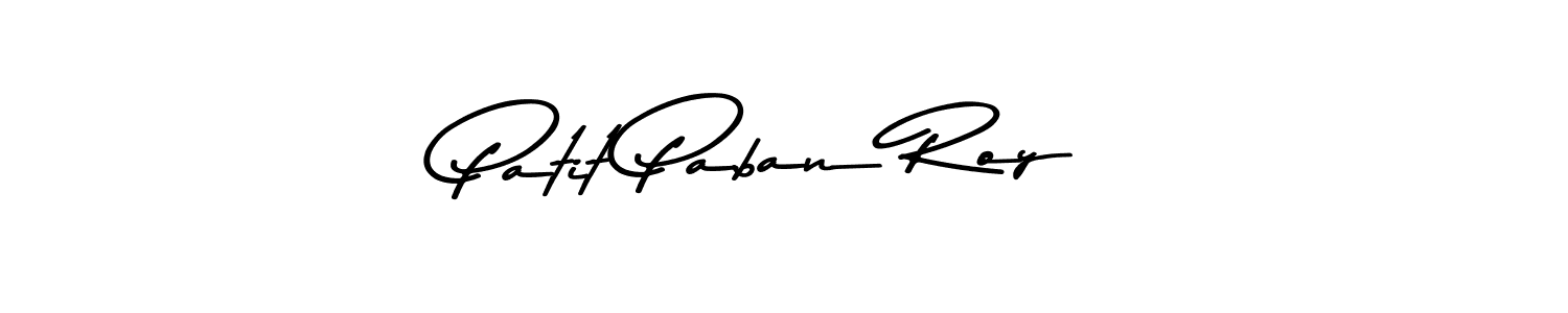 Design your own signature with our free online signature maker. With this signature software, you can create a handwritten (Asem Kandis PERSONAL USE) signature for name Patit Paban Roy. Patit Paban Roy signature style 9 images and pictures png