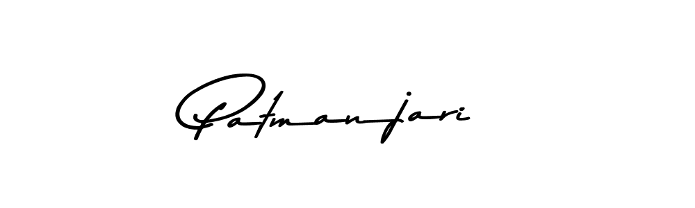 Patmanjari stylish signature style. Best Handwritten Sign (Asem Kandis PERSONAL USE) for my name. Handwritten Signature Collection Ideas for my name Patmanjari. Patmanjari signature style 9 images and pictures png