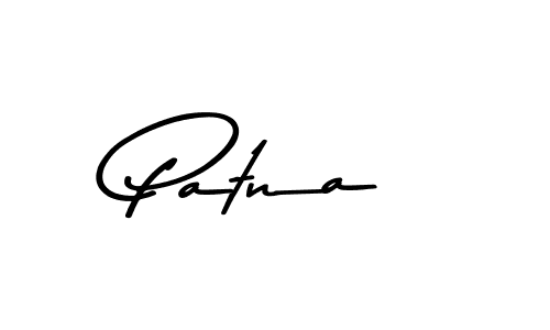 Create a beautiful signature design for name Patna. With this signature (Asem Kandis PERSONAL USE) fonts, you can make a handwritten signature for free. Patna signature style 9 images and pictures png
