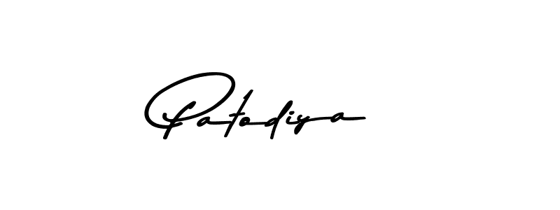 Similarly Asem Kandis PERSONAL USE is the best handwritten signature design. Signature creator online .You can use it as an online autograph creator for name Patodiya. Patodiya signature style 9 images and pictures png