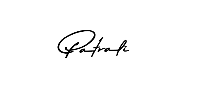 Similarly Asem Kandis PERSONAL USE is the best handwritten signature design. Signature creator online .You can use it as an online autograph creator for name Patrali. Patrali signature style 9 images and pictures png