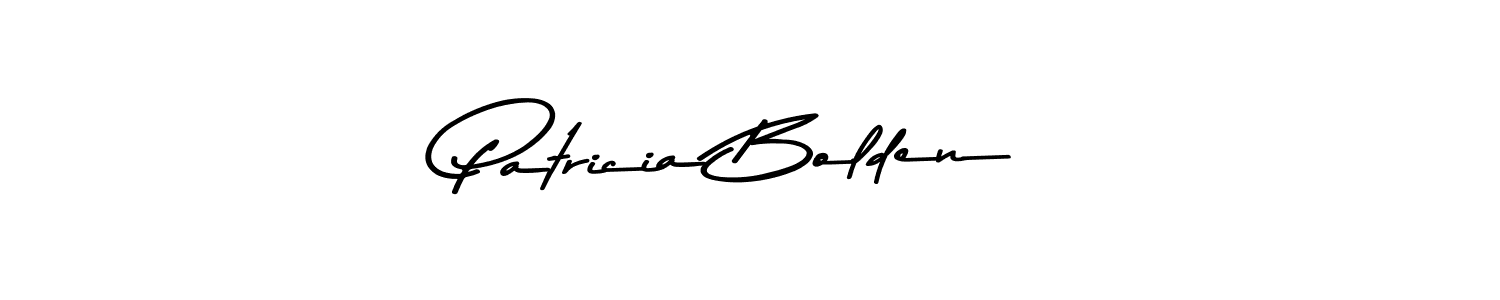 Design your own signature with our free online signature maker. With this signature software, you can create a handwritten (Asem Kandis PERSONAL USE) signature for name Patricia Bolden. Patricia Bolden signature style 9 images and pictures png