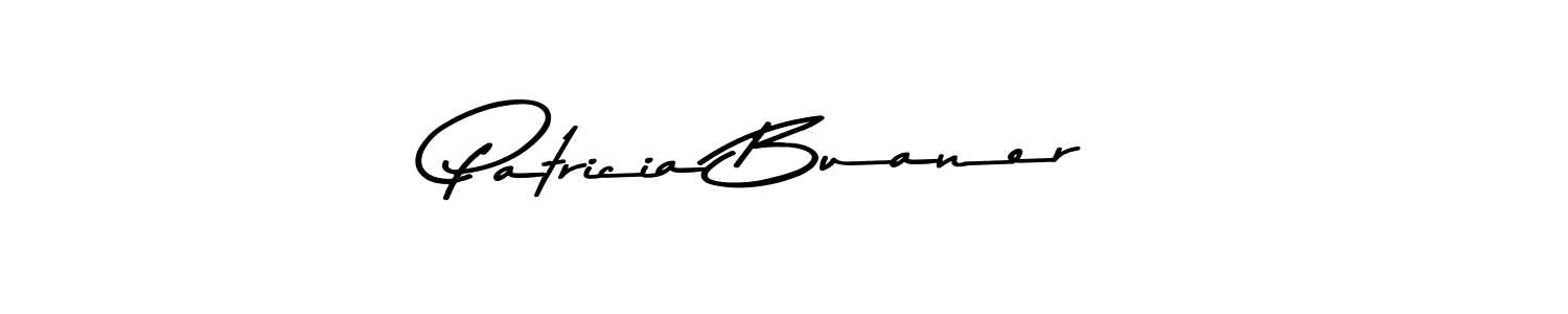 Patricia Buaner stylish signature style. Best Handwritten Sign (Asem Kandis PERSONAL USE) for my name. Handwritten Signature Collection Ideas for my name Patricia Buaner. Patricia Buaner signature style 9 images and pictures png