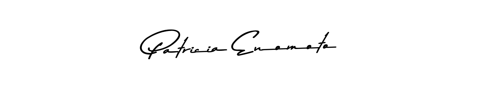 Patricia Enomoto stylish signature style. Best Handwritten Sign (Asem Kandis PERSONAL USE) for my name. Handwritten Signature Collection Ideas for my name Patricia Enomoto. Patricia Enomoto signature style 9 images and pictures png
