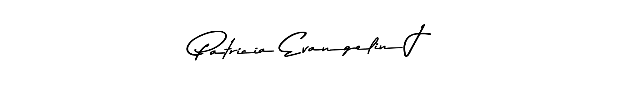 The best way (Asem Kandis PERSONAL USE) to make a short signature is to pick only two or three words in your name. The name Patricia Evangelin J include a total of six letters. For converting this name. Patricia Evangelin J signature style 9 images and pictures png