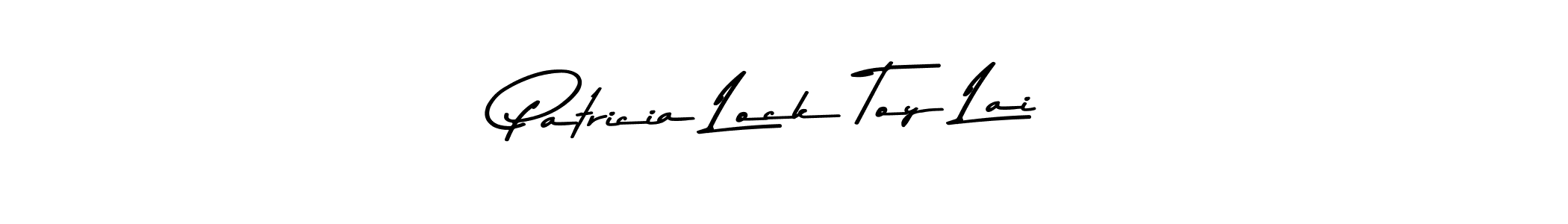 How to make Patricia Lock Toy Lai name signature. Use Asem Kandis PERSONAL USE style for creating short signs online. This is the latest handwritten sign. Patricia Lock Toy Lai signature style 9 images and pictures png