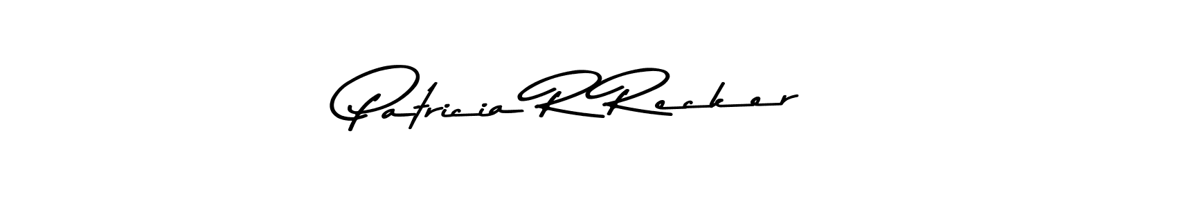 How to Draw Patricia R Recker signature style? Asem Kandis PERSONAL USE is a latest design signature styles for name Patricia R Recker. Patricia R Recker signature style 9 images and pictures png