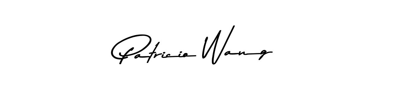How to Draw Patricio Wang signature style? Asem Kandis PERSONAL USE is a latest design signature styles for name Patricio Wang. Patricio Wang signature style 9 images and pictures png