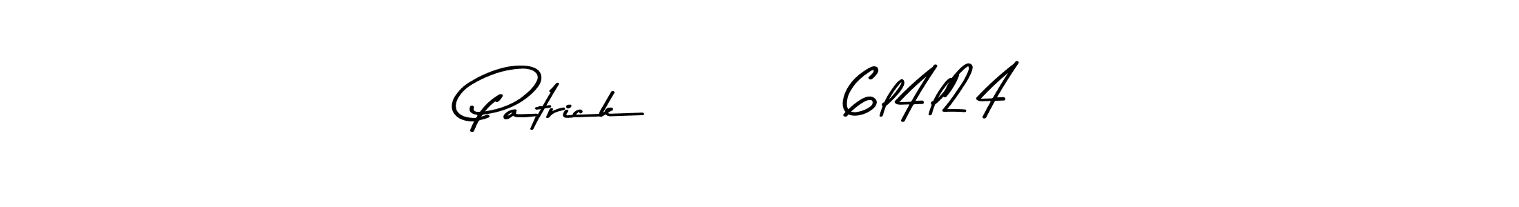 Also we have Patrick         6l4l24 name is the best signature style. Create professional handwritten signature collection using Asem Kandis PERSONAL USE autograph style. Patrick         6l4l24 signature style 9 images and pictures png