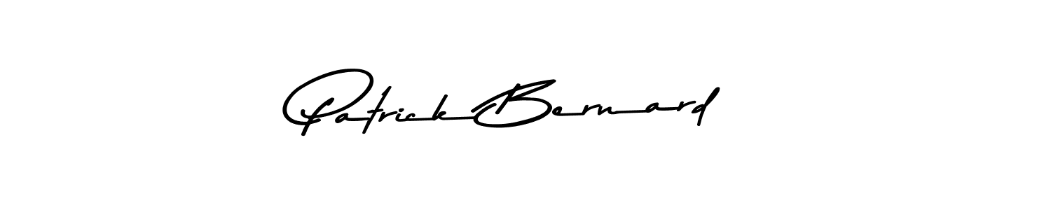 How to make Patrick Bernard name signature. Use Asem Kandis PERSONAL USE style for creating short signs online. This is the latest handwritten sign. Patrick Bernard signature style 9 images and pictures png