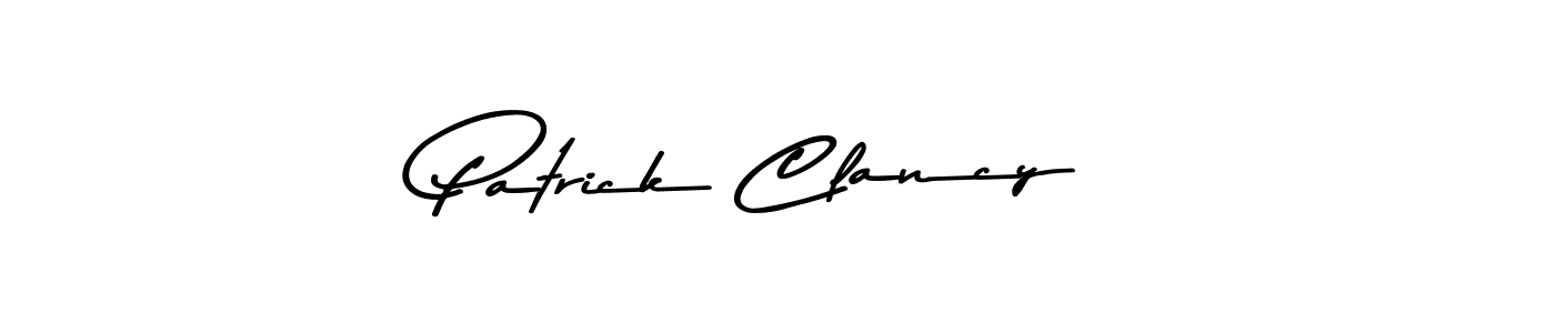 Patrick Clancy stylish signature style. Best Handwritten Sign (Asem Kandis PERSONAL USE) for my name. Handwritten Signature Collection Ideas for my name Patrick Clancy. Patrick Clancy signature style 9 images and pictures png