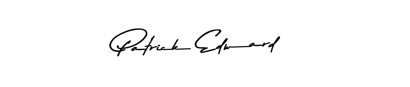 Design your own signature with our free online signature maker. With this signature software, you can create a handwritten (Asem Kandis PERSONAL USE) signature for name Patrick Edward. Patrick Edward signature style 9 images and pictures png