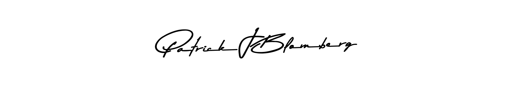 if you are searching for the best signature style for your name Patrick J Blomberg. so please give up your signature search. here we have designed multiple signature styles  using Asem Kandis PERSONAL USE. Patrick J Blomberg signature style 9 images and pictures png