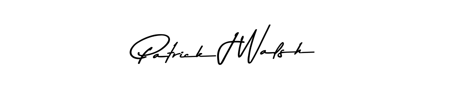 Patrick J Walsh stylish signature style. Best Handwritten Sign (Asem Kandis PERSONAL USE) for my name. Handwritten Signature Collection Ideas for my name Patrick J Walsh. Patrick J Walsh signature style 9 images and pictures png