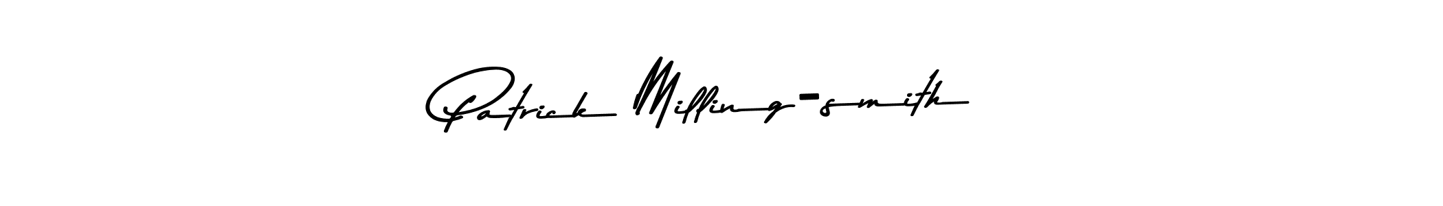 Also You can easily find your signature by using the search form. We will create Patrick Milling-smith name handwritten signature images for you free of cost using Asem Kandis PERSONAL USE sign style. Patrick Milling-smith signature style 9 images and pictures png