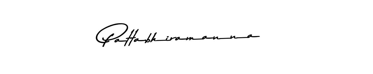 Design your own signature with our free online signature maker. With this signature software, you can create a handwritten (Asem Kandis PERSONAL USE) signature for name Pattabhiramanna. Pattabhiramanna signature style 9 images and pictures png