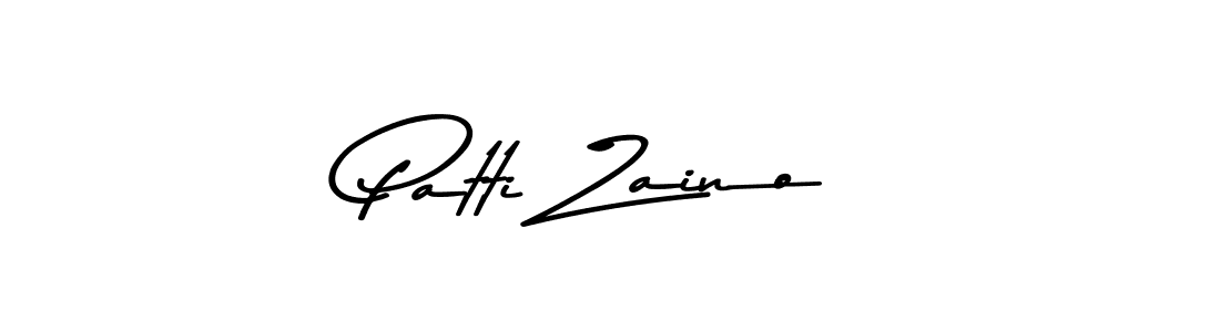 How to make Patti Zaino name signature. Use Asem Kandis PERSONAL USE style for creating short signs online. This is the latest handwritten sign. Patti Zaino signature style 9 images and pictures png