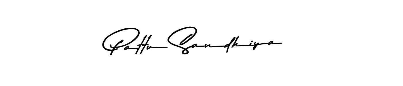 Make a beautiful signature design for name Pattu Sandhiya. With this signature (Asem Kandis PERSONAL USE) style, you can create a handwritten signature for free. Pattu Sandhiya signature style 9 images and pictures png