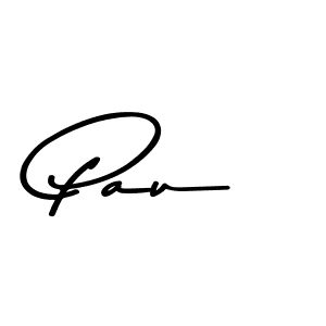 Use a signature maker to create a handwritten signature online. With this signature software, you can design (Asem Kandis PERSONAL USE) your own signature for name Pau. Pau signature style 9 images and pictures png