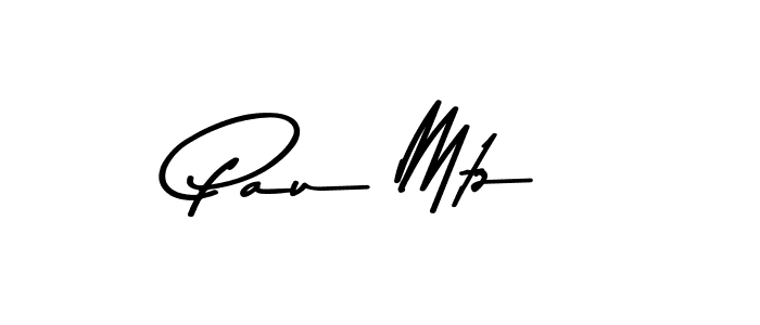 How to Draw Pau Mtz signature style? Asem Kandis PERSONAL USE is a latest design signature styles for name Pau Mtz. Pau Mtz signature style 9 images and pictures png